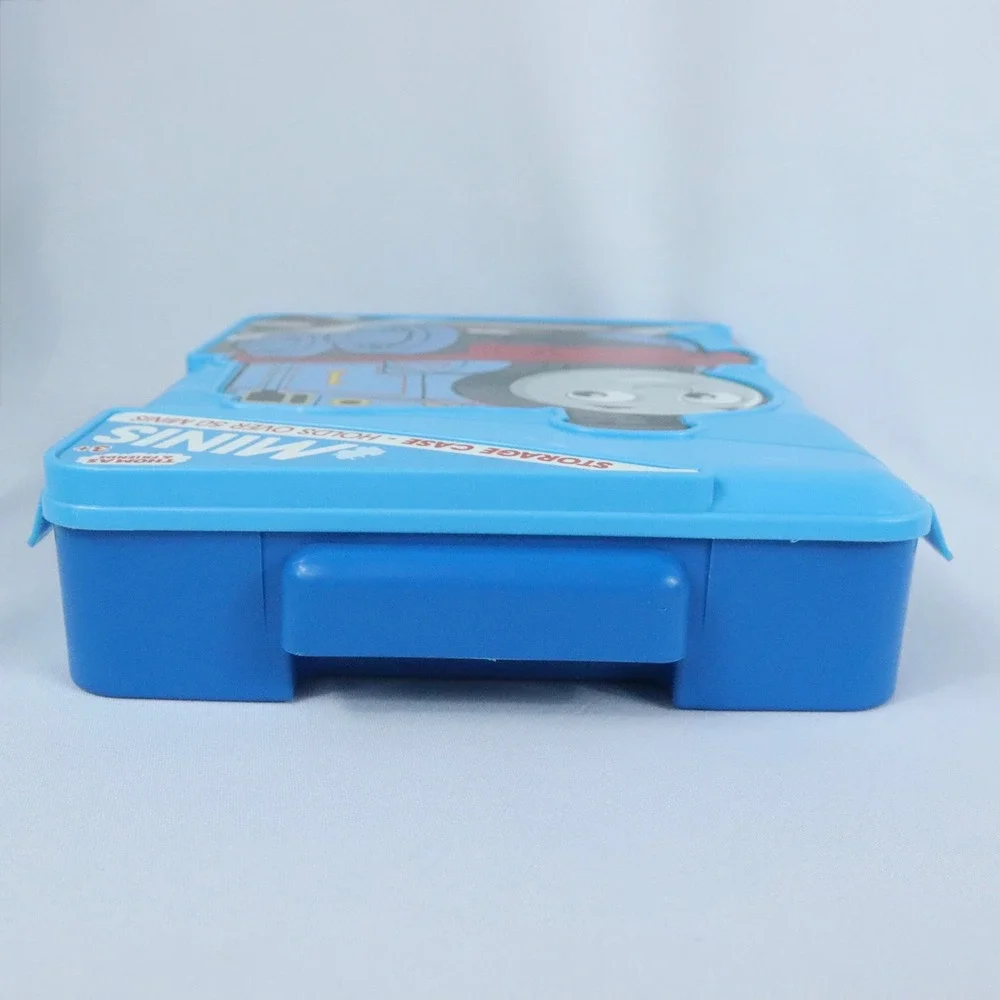Thomas & Friends Blue Minis Storage Container Carry Case & Lot of 40 Mini Trains